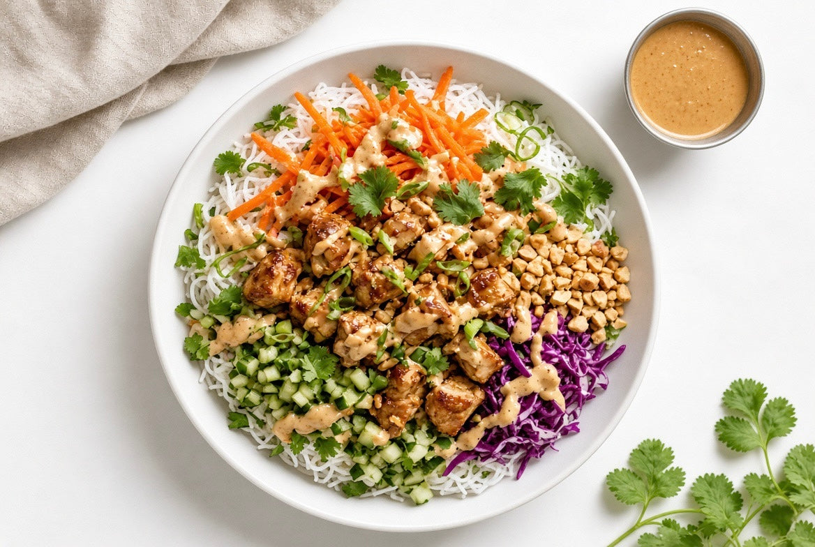 Chicken Spring Roll Cold Bowl